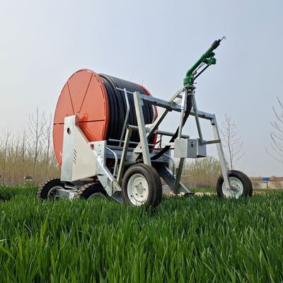 Agricoltura Sistema di irrigazione mobile con pistola piovana 75 300tx bobina del tubo e irrigatore mobile pistola sprinkler Italia Metallo