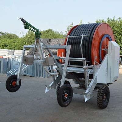 Agricoltura Sistema di irrigazione mobile con pistola piovana 75 300tx bobina del tubo e irrigatore mobile pistola sprinkler Italia Metallo