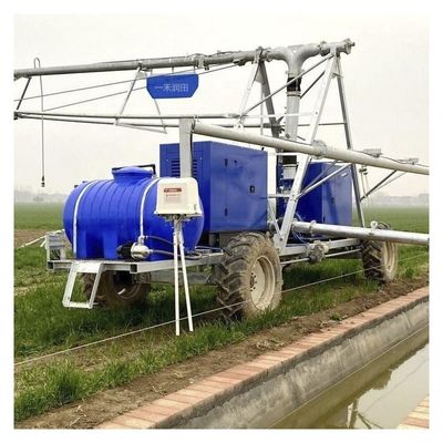 168 cm di diametro SISTEMA DI IRRIGAZIONE per macchinari agricoli moderni Centro attrezzature di irrigazione a spillo Scelta Metallo Superficie calda