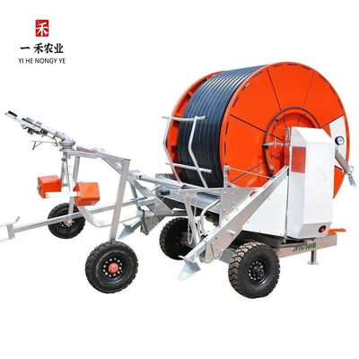560*435*264 Macchina per l'irrigazione agricola con bobina del tubo di irrigazione per spruzzatori mobili in metallo