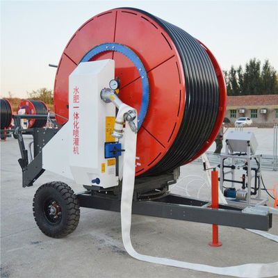 560*435*264 Macchina per l'irrigazione agricola con bobina del tubo di irrigazione per spruzzatori mobili in metallo