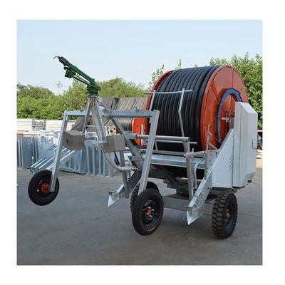 Sistema di irrigazione per agricoltura metallo Sprinkler a bobina di tubo di 75 cm di diametro e costruzione in metallo