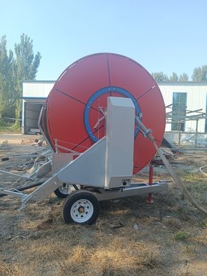 Sistema di irrigazione a bobina del tubo a spruzzo di potenza con spruzzo ultra regolabile