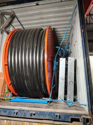 Sistema di irrigazione a bobina di tubo metallico più resistente e flessibile per giardino