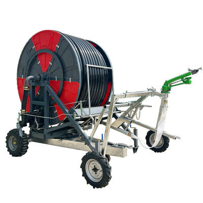 75 cm di diametro Agricoltura Sistema di irrigazione mobile con irrigatore e bobina del tubo di trasporto