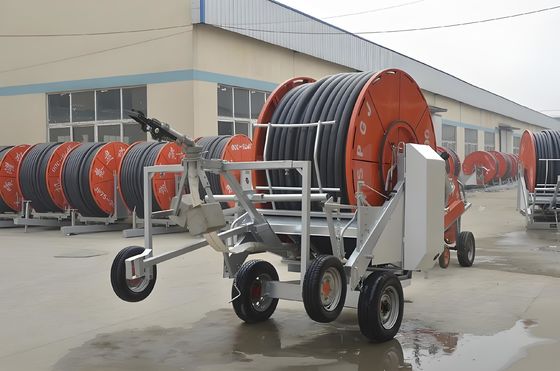 86 KG Metal Rain Gun Sprinkler Hose Reel Irrigation System per un'agricoltura sostenibile