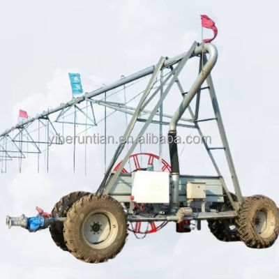 Monitoraggio a distanza 3800 KG Automatico laterale lineare Movimento sistema di irrigazione agricola per giardino
