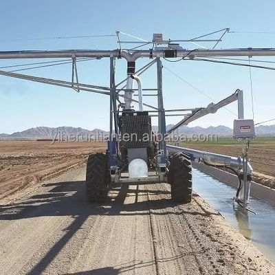 2024 Hot Seller Irrigazione lineare laterale automatica per il giardino due e quattro ruote monitoraggio remoto a risparmio d'acqua