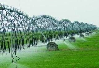Irrigazione con pivot centrale con monitoraggio remoto e costruzione in metallo