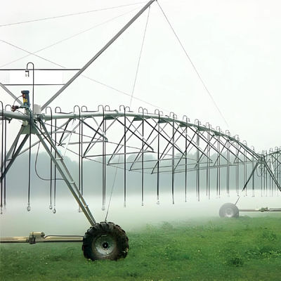 Sistema di irrigazione con spruzzatore agricolo lineare in metallo con componenti di motore del motore a pompa e tecnologia avanzata