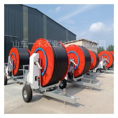 2000 KG Capacità Pistola a pioggia pesante bobina di irrigazione automatica a 360 gradi per le aziende agricole Materiale metallico resistente