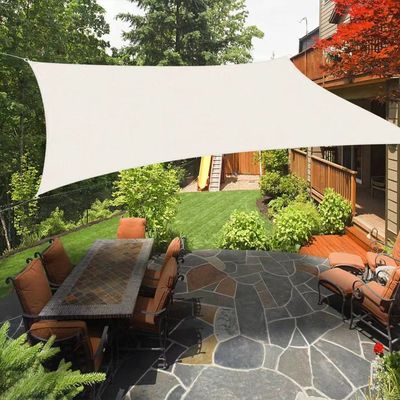 Acqua resistente all'aria aperta, ombra solare, vela, tessuto di Oxford, protezione solare, copertura da pioggia per giardino, cortile, telone sulla spiaggia
