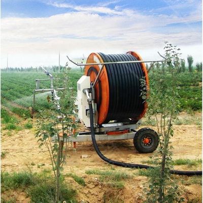 Sistema di irrigazione digitale delle aziende agricole 20-50m Irrigatore elettrico a bobina di tubo rigido con 75-300 Boom Type Metal