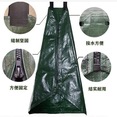 Acquario verde in PVC a maglia in PE per 15-20 galloni di capacità di irrigazione a goccia in materiale plastico