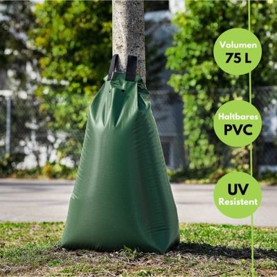 Acquario verde in PVC a maglia in PE per 15-20 galloni di capacità di irrigazione a goccia in materiale plastico