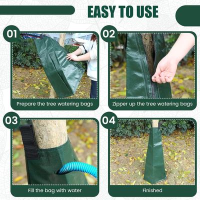 20 galloni PVC Tarpaulin sacchetto pieghevole per lento rilascio irrigazione irrigazione durevole ed eco-compatibile
