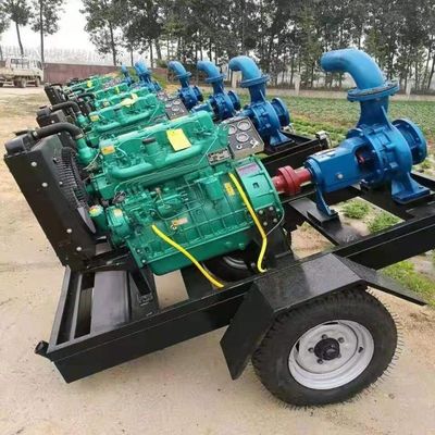 Pompa di acqua di scarico a motore diesel auto-sostituente per l'irrigazione agricola e il monitoraggio remoto di 8 pollici di diametro