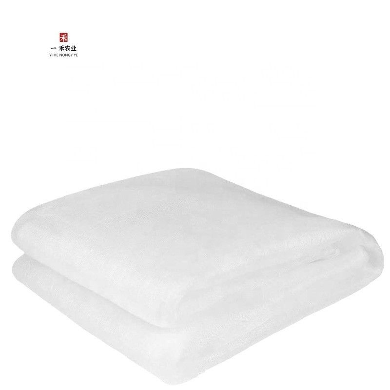 Plastica di tipo HDPE Insect Bird Bug Barrier Mesh con stringhe di trazione per la coltivazione di alberi da frutto Protezione copertura sacchetto di rete in bianco