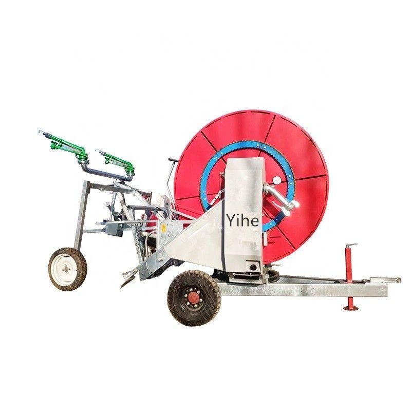 1500 kg di bobina di tubo mobile con sistema di irrigazione con spruzzatore a tronco e agricoltura versatile