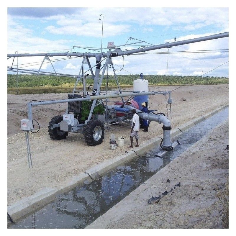 Agricoltura Caratteristica plastica Materiale semplice Origine dell'acqua Tipo Centro di servizio Copertura ISO Macchina di irrigazione all'avanguardia