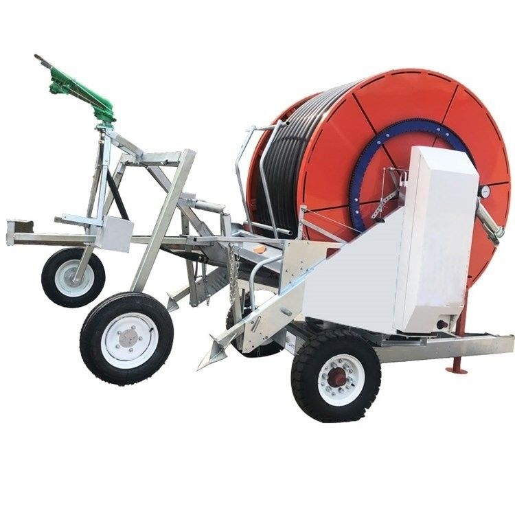 Agricoltura moderna Macchine per l'irrigazione a pivot agricolo Irrigatore itinerante Sistema di attrezzature di irrigazione per le aziende agricole facile