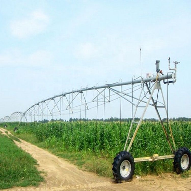 2023 Irrigazione a movimento laterale Alta rigidità 3800 KG Sistema di irrigazione a perno centrale per motori automatici