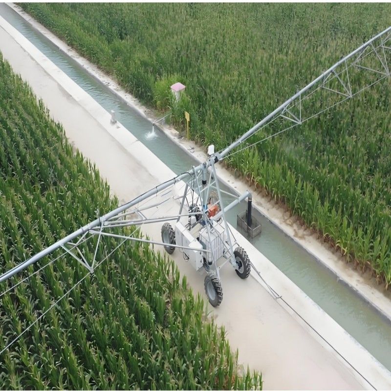 16.8 cm Diametro 3800 KG Capacità 2025 Due ruote Due ruote Lineare Movimento Sistema di irrigazione agricola Core con connettività IoT