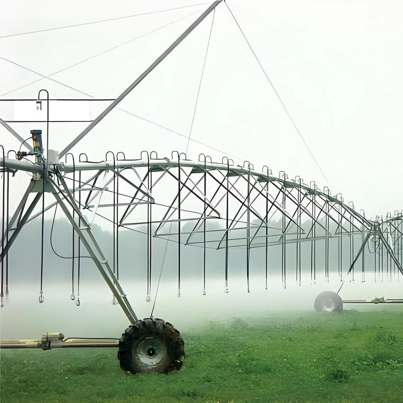 Sistema di irrigazione con spruzzatore agricolo lineare in metallo con componenti di motore del motore a pompa e tecnologia avanzata