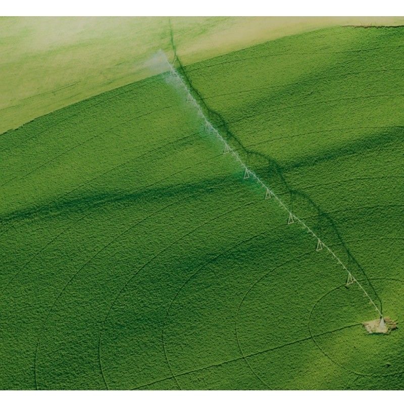 Sistema di irrigazione a piombo a grande scala 5-150 ha/10-500 acre per una distribuzione ottimale dell'acqua in agricoltura