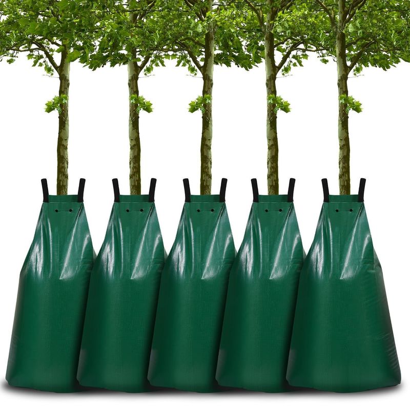 20 galloni PVC Tarpaulin pieghevole Anti-Uv sacchetto di irrigazione per l'irrigazione degli arbusti Altri irrigazione di irrigazione